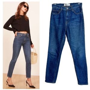 Reformation Julia High Cigarette Jean In color Teton Size 25